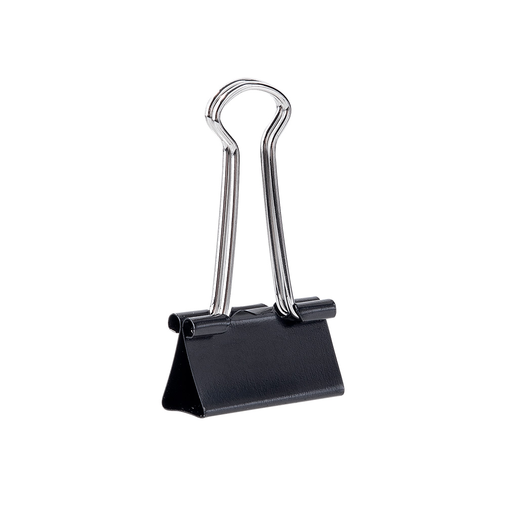 Clip Binder 25mm #4 negro Deli caja 12 und *UMV-Inner de 12 cajas*