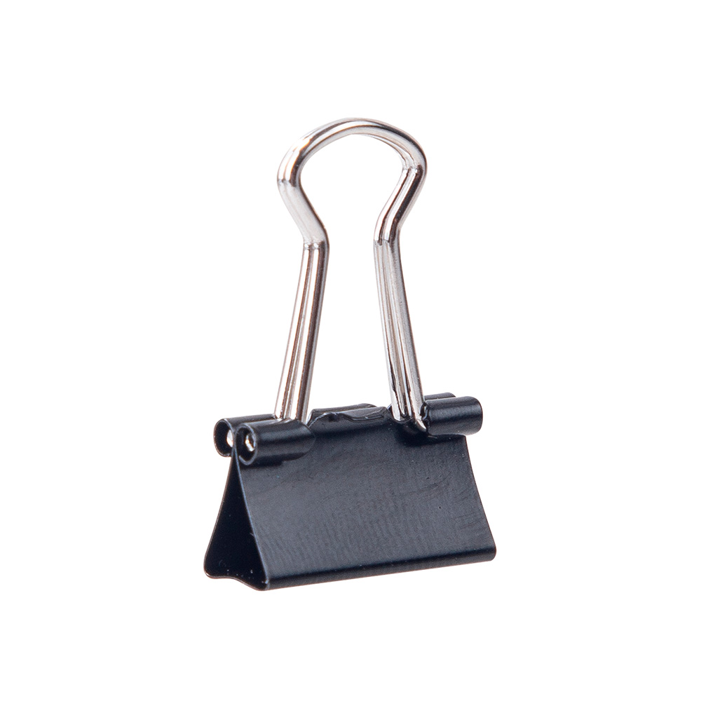 Clip Binder 15mm #6 negro Deli caja 12und *UMV-Inner de 12 cajas*