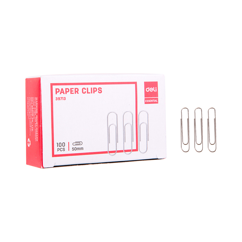 Clips #8 Deli 50 mm (Caja x 100 Unidades) *UMV-10 cajas*