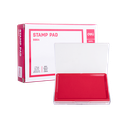 Almohadilla Para Sellos Deli Tinta Roja 138x88mm *UMV- Unidad*
