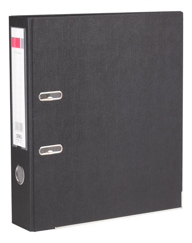Archivador Carpeta 2 Aros Lomo Ancho Deli A4 3'' c/negro *UMV-10und*