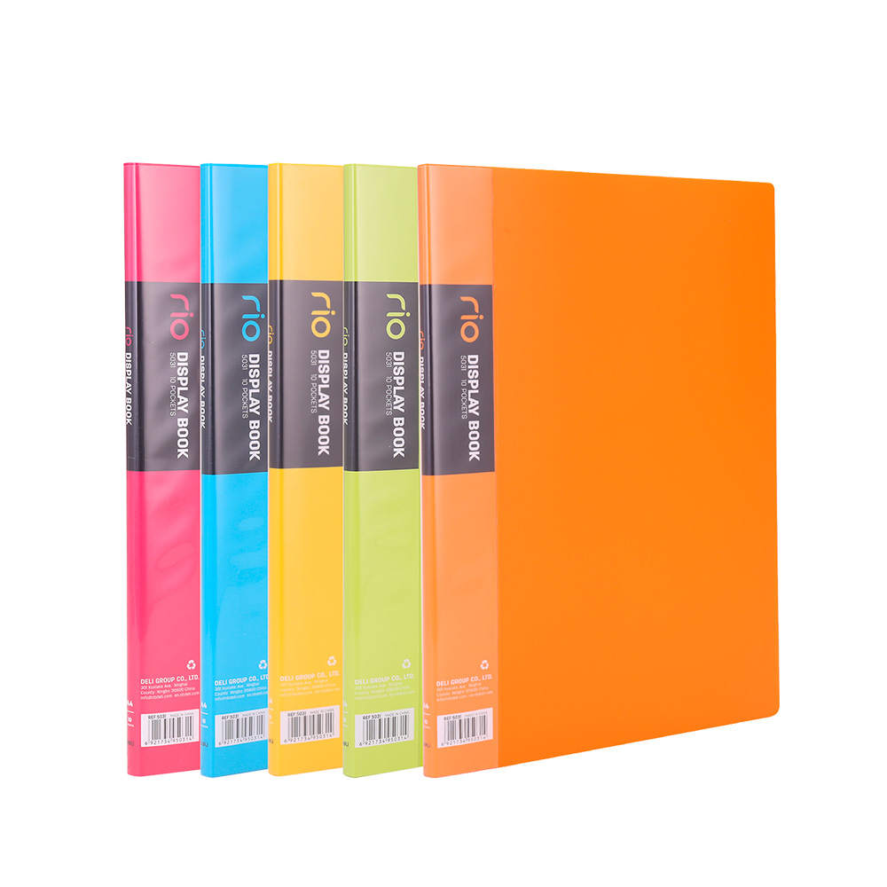 Carpeta Tipo Catálogo A4 de 10pág Rio-Deli *UMV- 6 und surtidas*