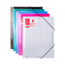 Carpeta Plástica A4 c/3 solapas cierre elástico Deli *UMV-1 Carpeta*