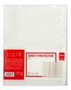 Protector Separador de Carpetas Deli Transparente A4 pack de 20un-50mic *UMV- Unidad*