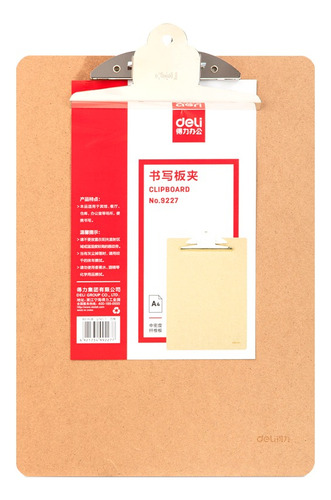 Tabla de Apoyo de Cartón A4 Deli *UMV-6und*