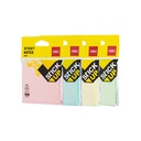 Notas Adhesivas (Sticky Notes) Deli Colores Surtidos 76x76 mm (100 Hojas)  *UMV-Inner de 12packs surtidos*