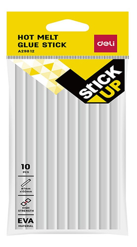 Barra de Silicone Deli 11x200mm *UMV-6packs de 10 barras*