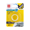 Cinta Adhesiva de Montaje Transparente Deli 25.4 mm x 1.5 m (Grosor 1 mm) *UMV-1 und*