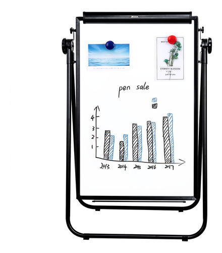 Pizarra Acrílica giratoria Deli 60cmx90cm *UMV-1und*