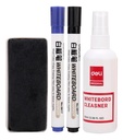 Kit Marcador + Borrador + Limpiador de pizarra Deli *UMV-3kits*