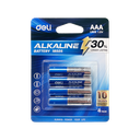 Pilas Alcalinas AAA (LR03) Deli, Blíster de 4 Piezas *UMV-Inner 20 blisters*