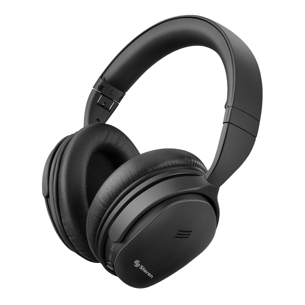 Audífonos inálambricos Bluetooth Steren con cancelación de ruido batería de hasta 12h negro