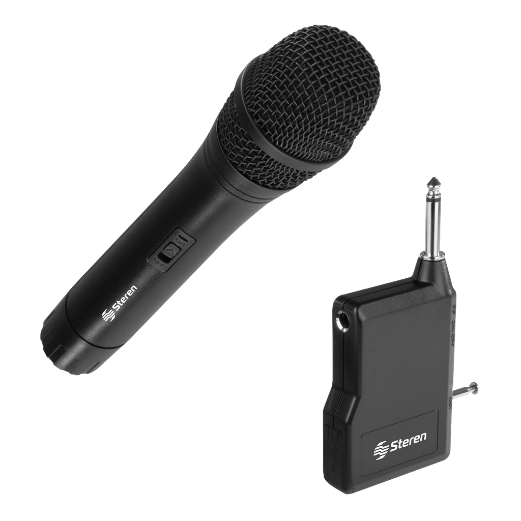 Micrófono inalámbrico Steren con receptor multiconexión