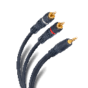 Cable de audio Steren plug 3.5 mm a 2 plug RCA de 1.8 m