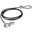 Cable guaya de seguridad para laptop Steren con combinación numérica