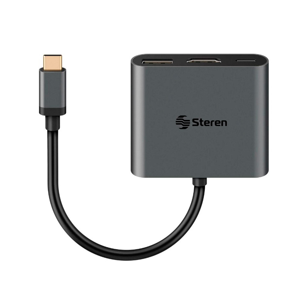 Adaptador Convertidor tipo USB C a Multipuerto HDMI USB 3.0 USB C Steren