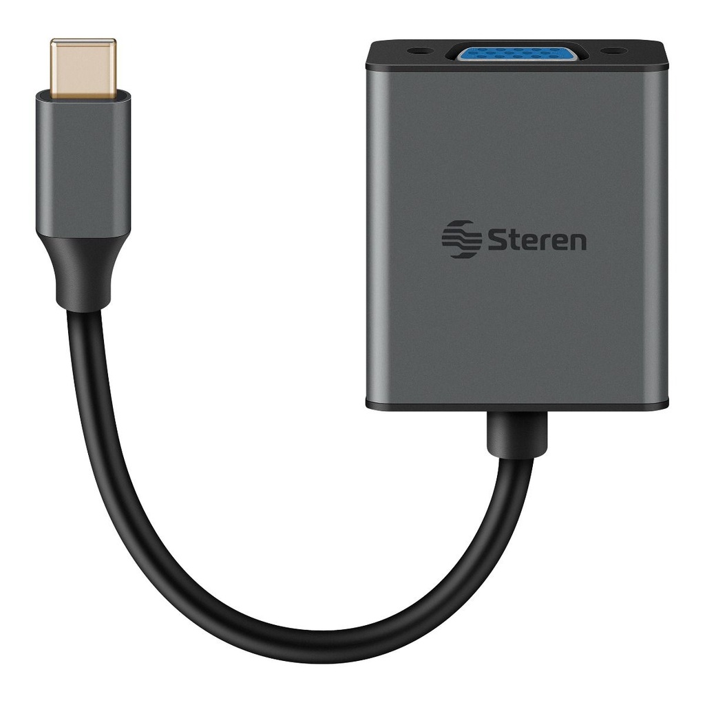 Adaptador USB C a VGA Steren