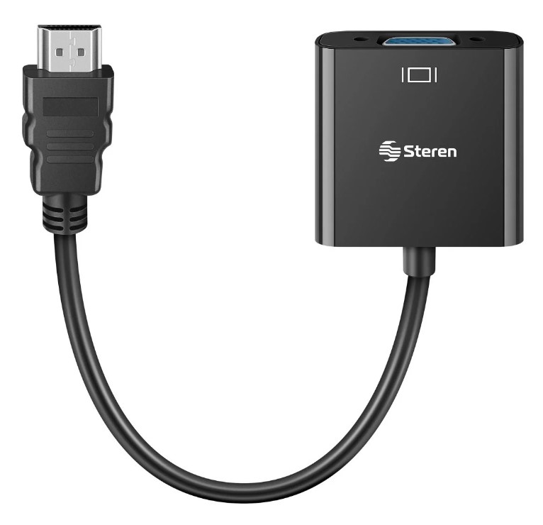 Adaptador Convertidor HDMI a VGA Macho a Hembra Steren