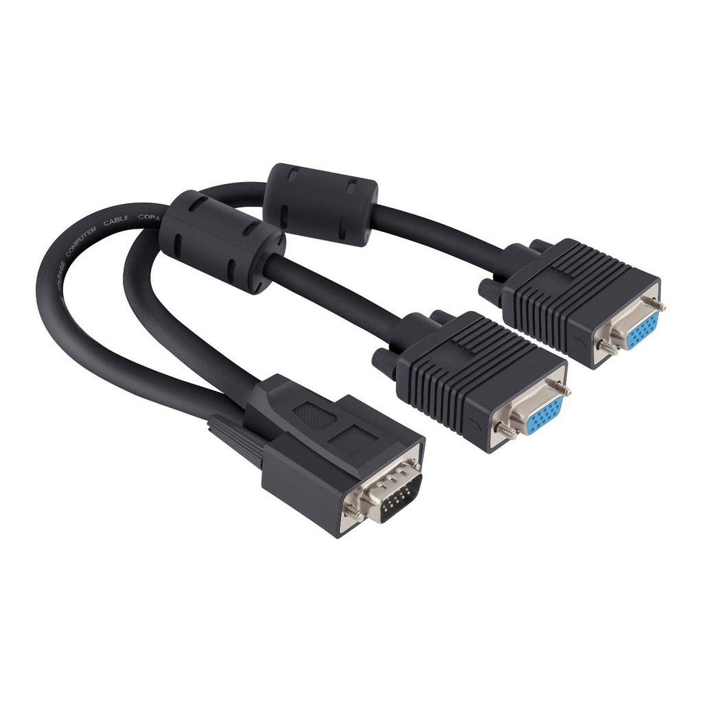 Cable Splitter VGA macho a 2 VGA Hembras Steren