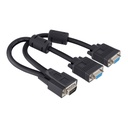 Cable Splitter VGA macho a 2 VGA Hembras Steren