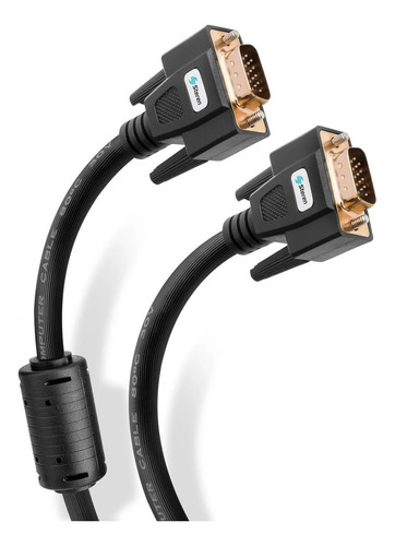 Cable VGA macho a macho 15m reforzado y con filtros anti-interferencia Steren
