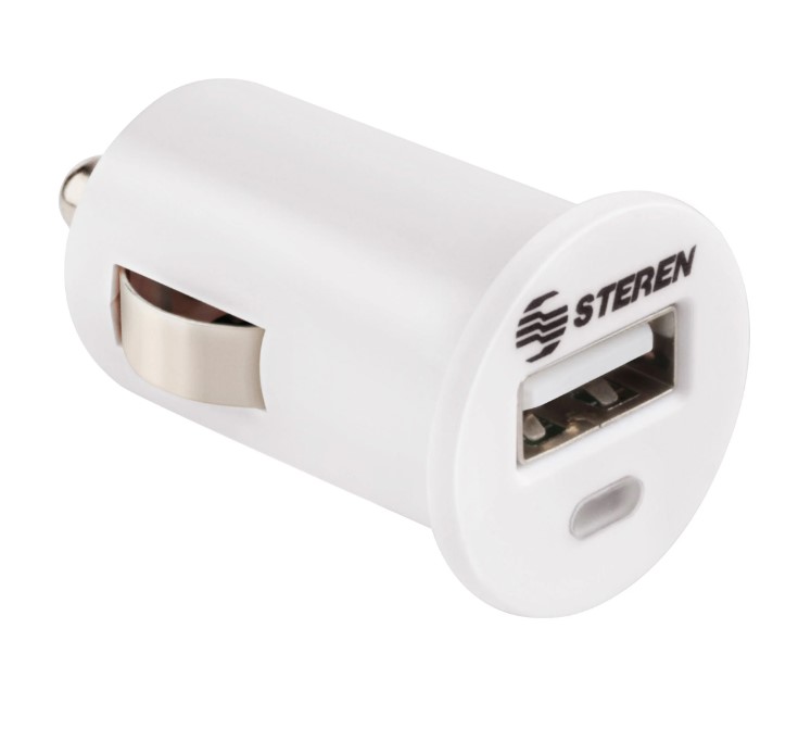 Cargador carro USB carga rápida Steren 