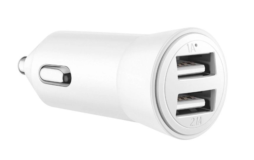 Cargador carro 2 puertos USB carga rápida Steren 