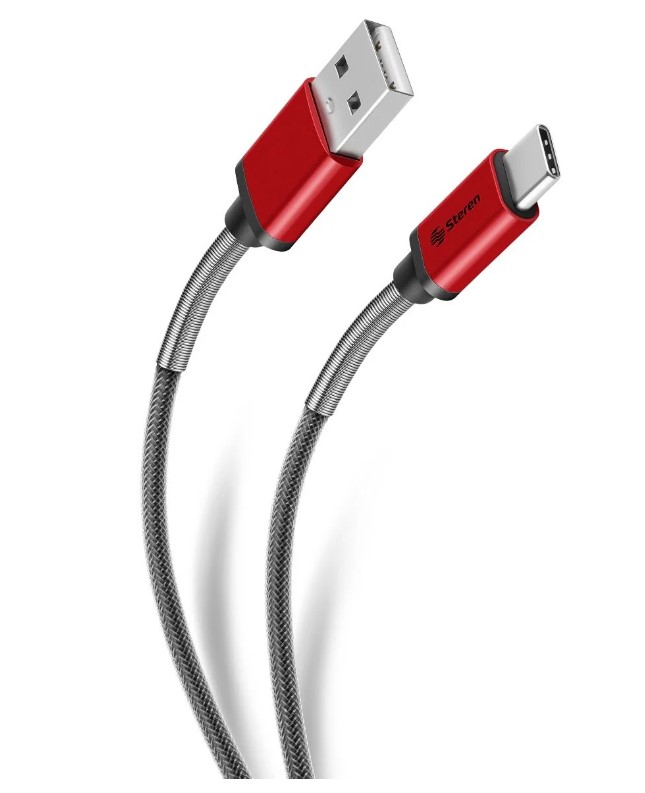 Cable USB a USB C reforzado 1.2m Steren