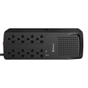 Regulador de voltaje Steren 1000W 8 salidas