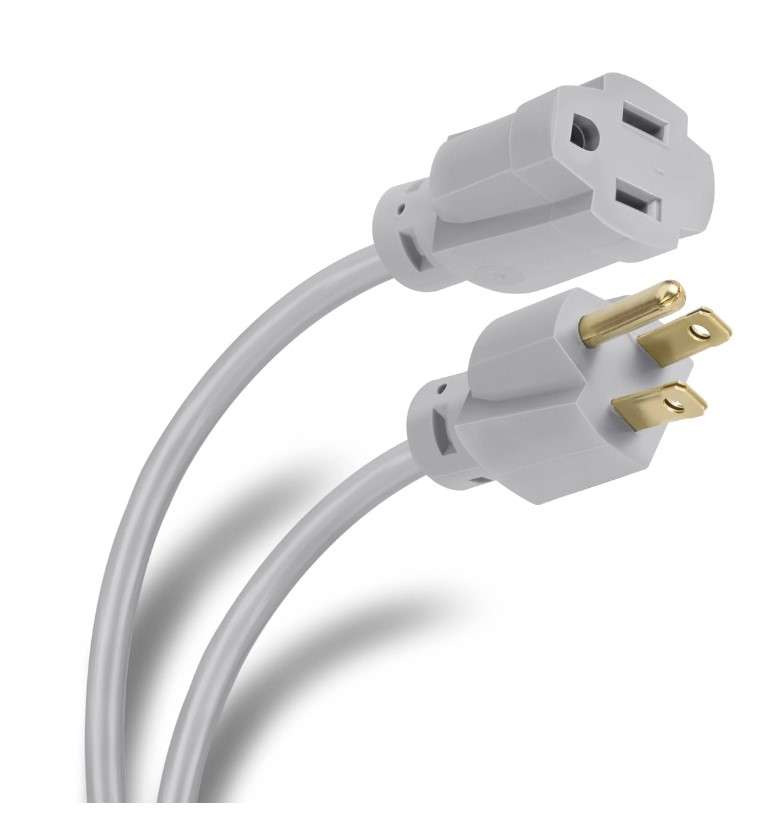 Cable de extensión eléctrica Steren 3M 1 toma para uso rudo
