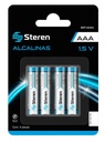 Pila Batería alcalina Steren AAA 4 unidades