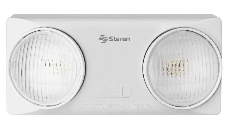 Lampara LED de emergencia Steren luces direccionables 12 LED