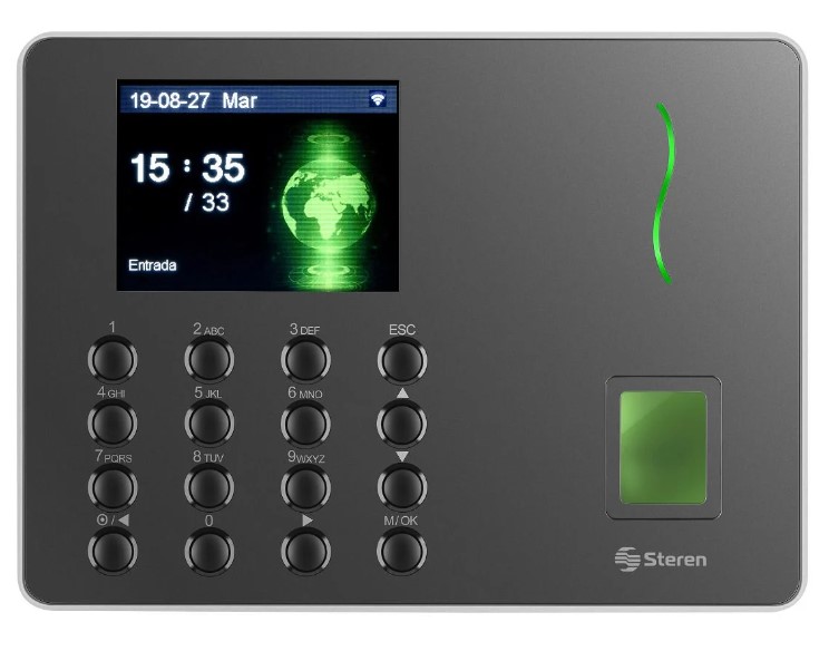 Control de Asistencia Biométrico Steren WIFI