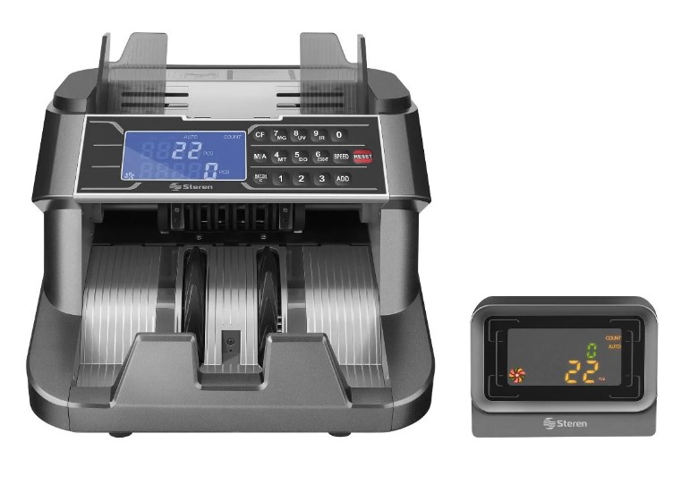 Contadora profesional de Billetes Steren sin detección de billetes falsos