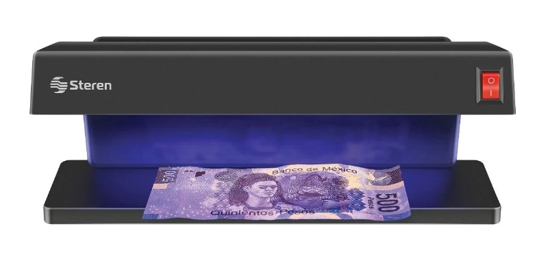 Detector de Billetes Falsos Steren Lampara UV Luz Ultravioleta