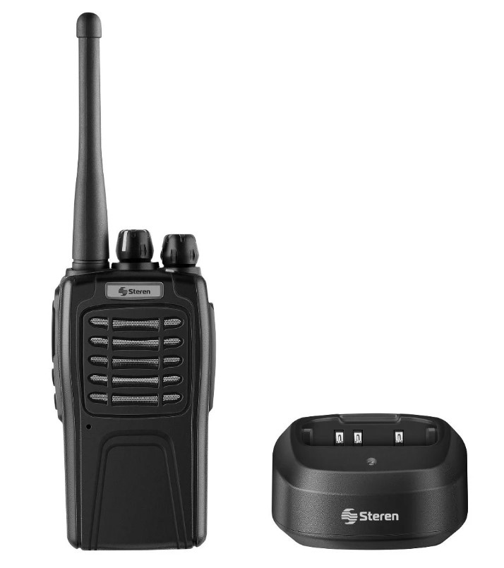 Radio Portatil Steren Walkie Talkie 16 canales Alcance 5Km UHF 400-470 MHz
