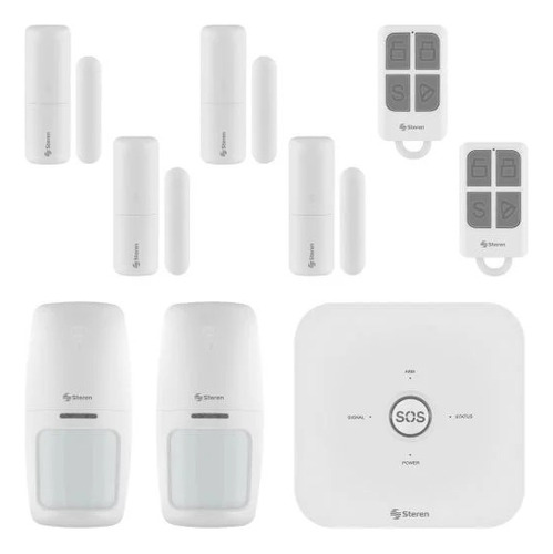 Kit de Alarma inalámbrica Inteligente Wifi Steren 6 sensores