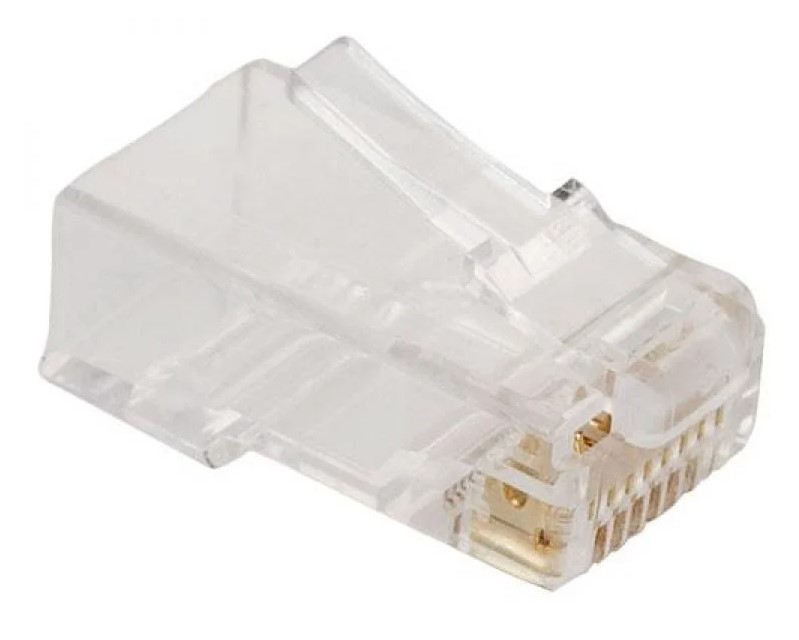 Conector RJ45 para cable UTP Cat 5e Steren bolsa de 100 und