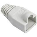 Botas protectoras para conector RJ45 Cat 5e Cat 6 gris Steren bolsa de 100 und