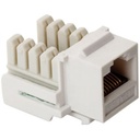 Keystone Jack Coupler RJ45 Cat 5e 8 contactos a 90° blanco Steren 1 bolsa 5 und