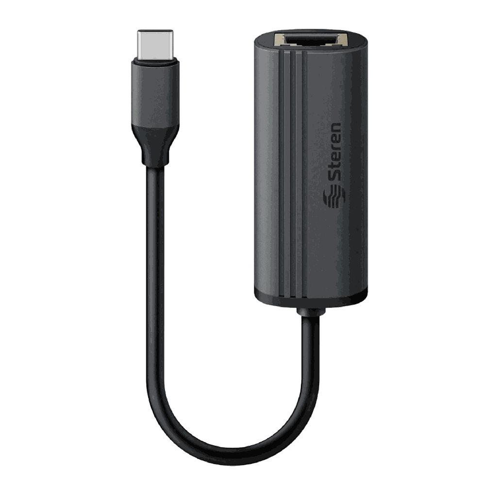 Adaptador de red USB C a RJ45 Gigabit Ethernet Steren
