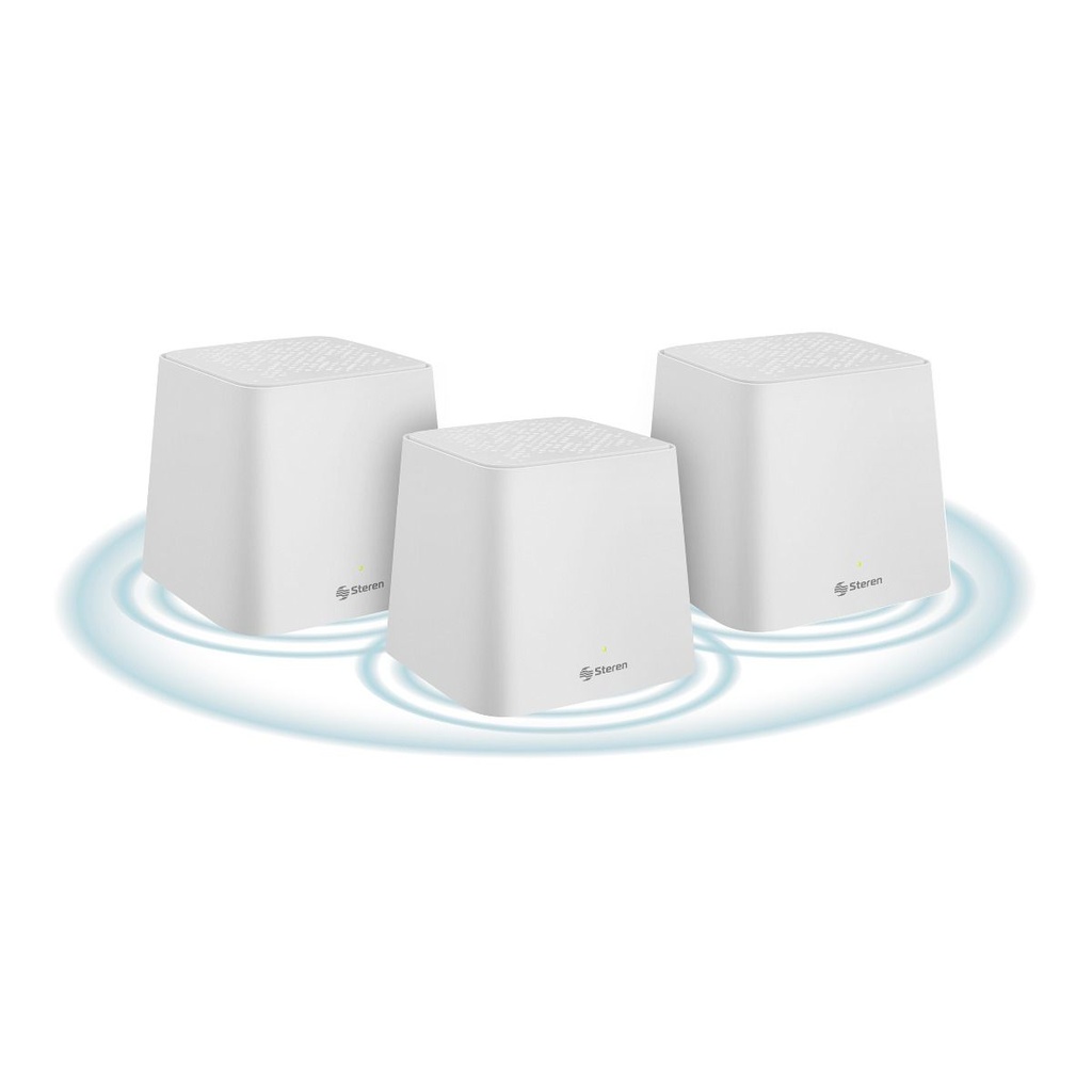 Sistema Router Mesh AC1200  Steren  Doble Banda 3Dbi 3Pack