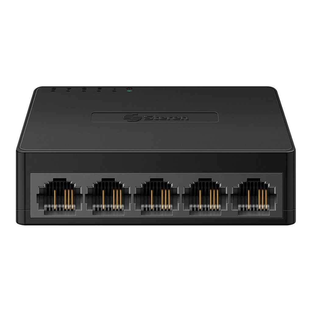 Switch 5 puertos Steren 10/100Mbps 