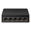 Switch 5 puertos Steren 10/100Mbps 