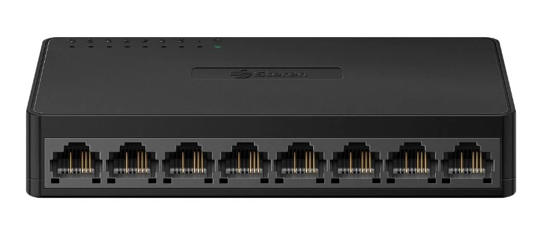 Switch 8 puertos Steren 10/100Mbps