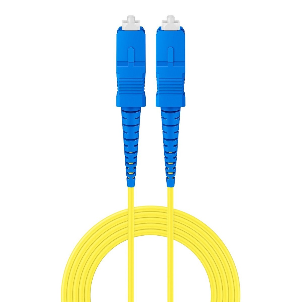 Patch Cord Jumper Cable Fibra Óptica Simplex SM OS2 Riser 2 mm SC/UPC a SC/UPC 5m Steren