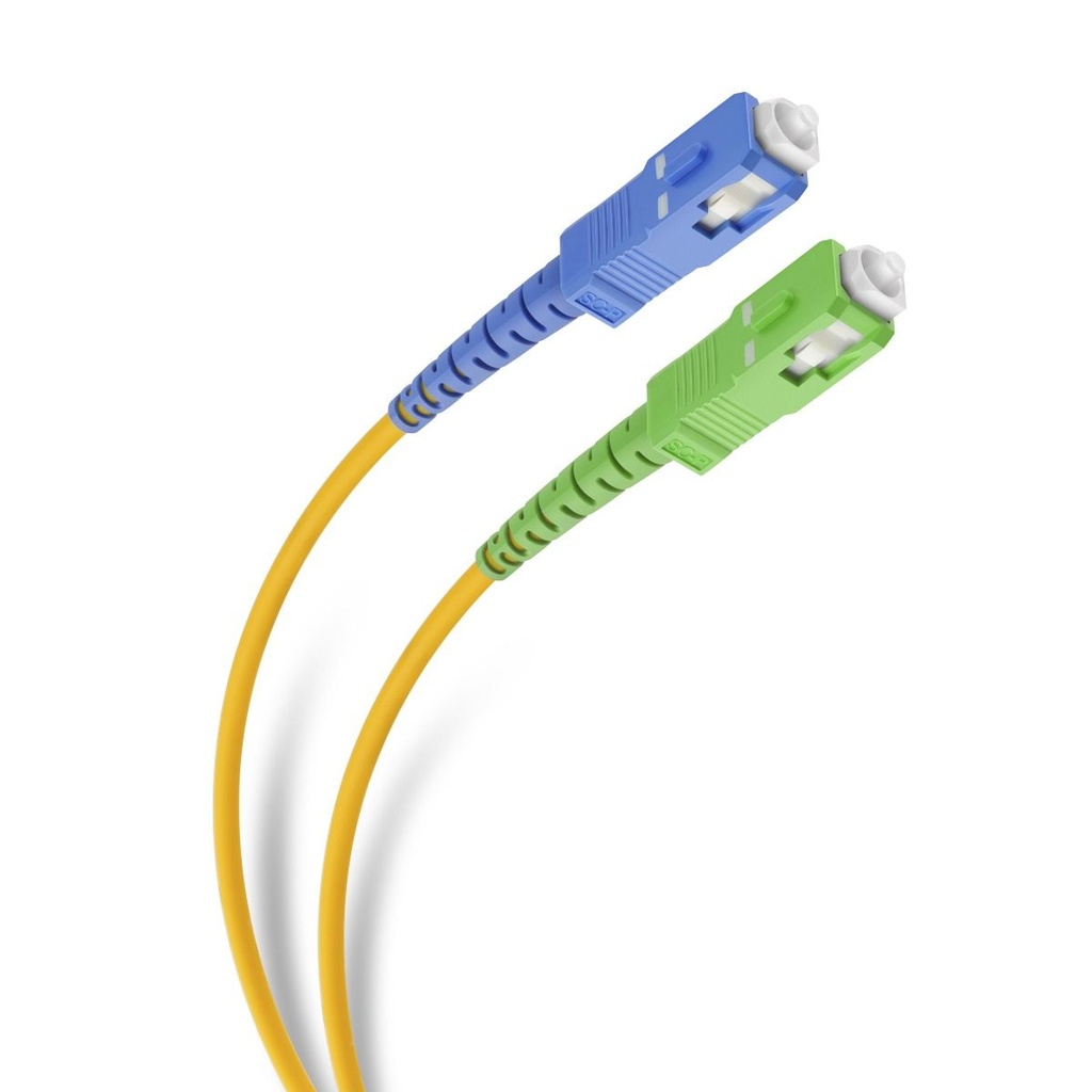 Patch Cord Cable Fibra Óptica SC APC / SC UPC 10m acometida Telefónica Steren