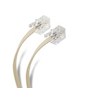 Cable de teléfono RJ11 2.1m Steren