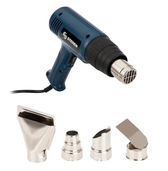 Pistola de calor 2 velocidades regulador 300ºC a 500ºC Steren