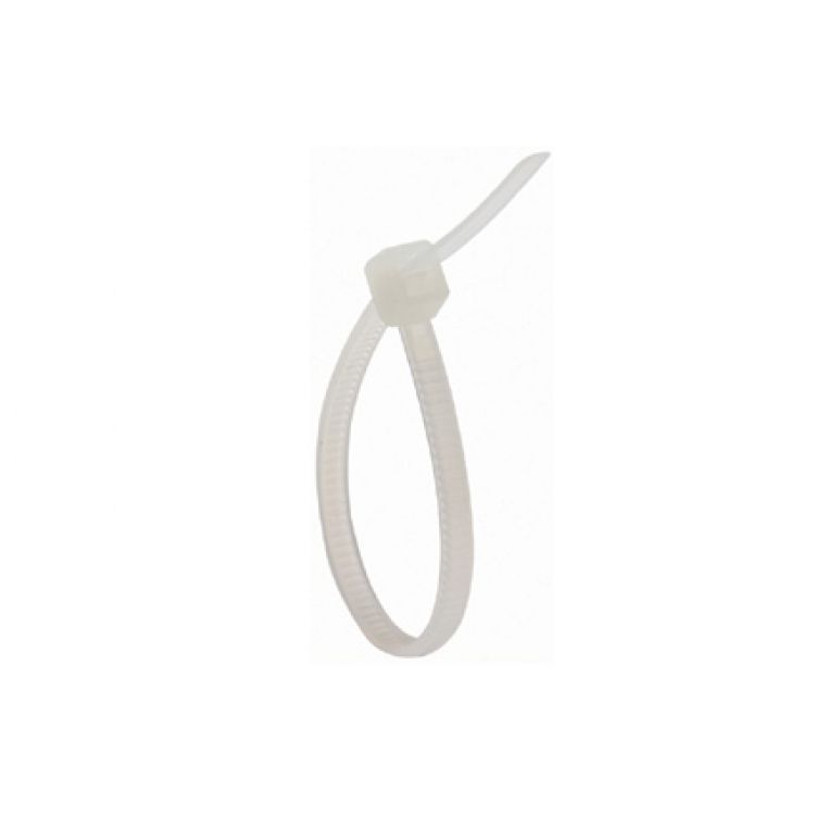 Tirrap Tirraje Amarre Plástico 28cm bolsa 100und blanco Steren